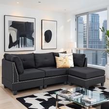 225cm Fabric L-Shape Corner