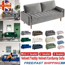 Comfortable 2 3 Seater Velvet