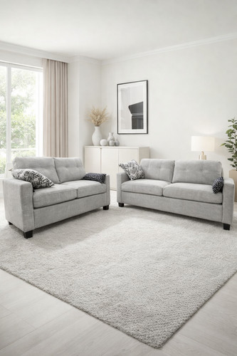 Milano fabric sofa set - fabric,