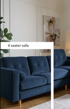 Heaton 4 Seater Fabric Sofa